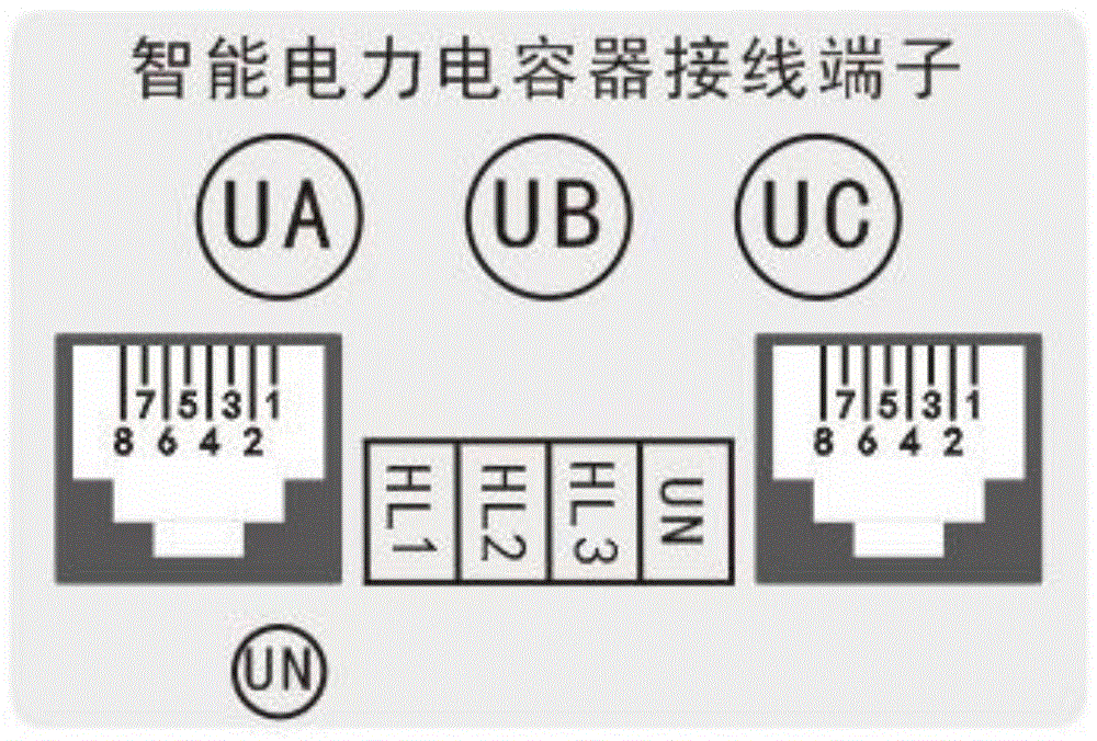 電容器接線(xiàn)端子分布圖